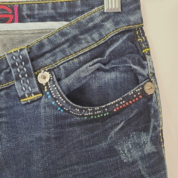 Coogie Straight Leg Blue Jeans Size 7/8 - Picture 5 of 14